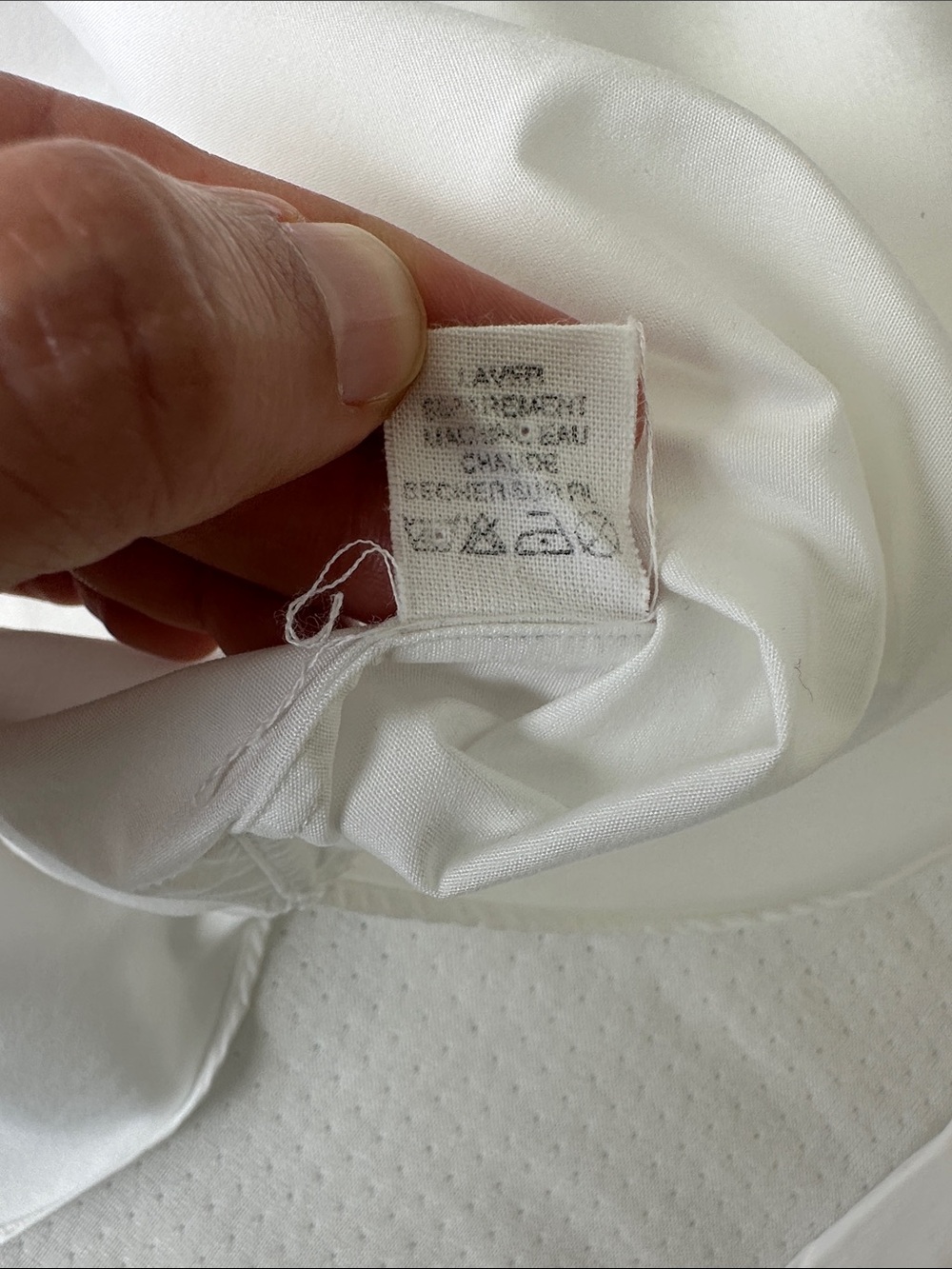 Charvet 28 Place Vendome Paris 100% Cotton Ruffle Front Button Down Shirt Size S - Picture 10 of 10